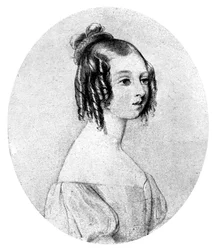 Prinzessin Victoria im Alter von fünfzehn Jahren, um 1834