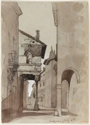 Straße in Bologna