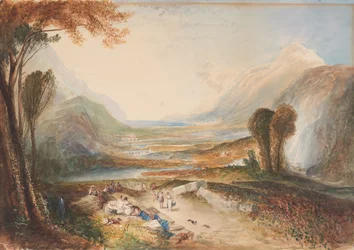 Studie nach der Geschichte von Apoll und Daphne