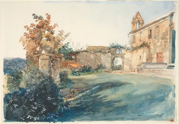 Der Garten von San Miniato bei Florenz