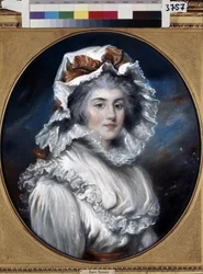 Porträt eines Mädchens mit Kapuze