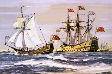 Karl II. besucht den königlichen Prinzen (im Jahr 1672)