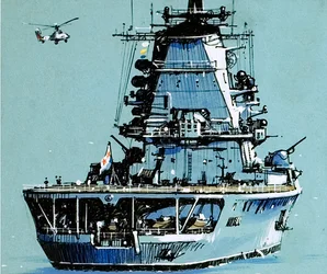 Russischer Träger Moskva