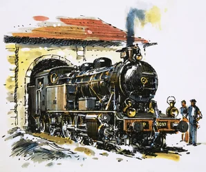 Die Welt der Geschwindigkeit und Kraft: Eine Honschel gebaute 2-6-4 Tenderlokomotive von 1929