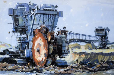 Die Wüste in ein fruchtbares Land verwandeln, Illustration aus 