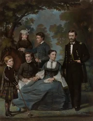 General Grant und seine Familie