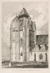 Architektonische Altertümer der Normandie Bd. II, Pl. 66: Turm der Kirche von Tréport, nahe Eu
