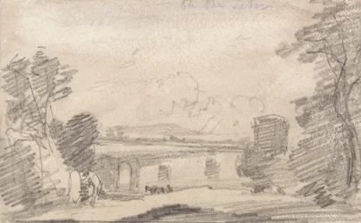 Brücke und Ruine, nach Richard Wilson; Am Tiber