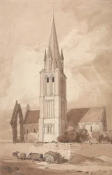 Douvres Kirche, Normandie