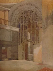 In der Kathedrale von Norwich, 1923