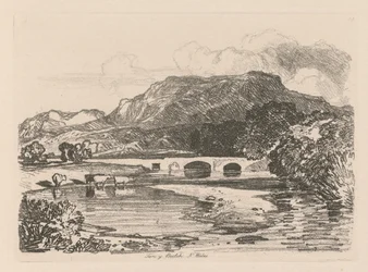 Liber Studiorum: Platte 14, Tan-y-Bwlch, Merionethshire, Nordwales, 1838