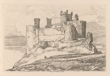 Liber Studiorum: Tafel 25, Harlech Castle, N. Wales