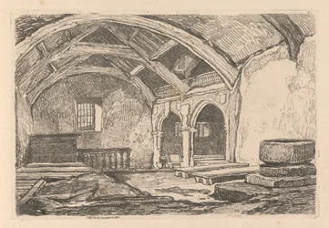 Liber Studiorum: Platte 42, Capel Carrig, Caernarvonshire, 1838
