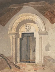 Normannisches Portal, Tottenhill Kirche, Norfolk