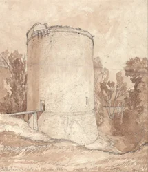 Runder Turm, Schloss von Lillebonne, Normandie