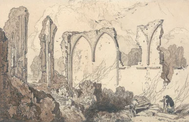Ruine hinter der Freischule, Thetford, Suffolk