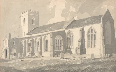 Südseite der Catfield Kirche, Norfolk