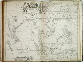 Eine Karte des Handelsgebiets der Ostindien und China, mit den angrenzenden Inseln, von Surrat bis Japan
