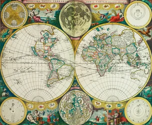 Weltkarte von John Seller