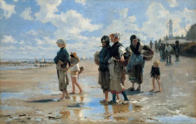 Auf dem Weg zum Fischen