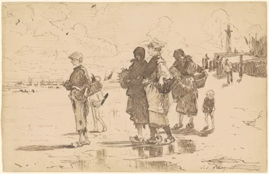 Auf dem Weg zum Angeln