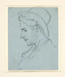 Kopf eines jungen Mannes