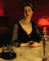 Le Verre de porto (Detail)