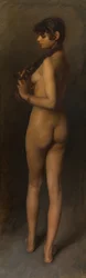 Aktstudie eines ägyptischen Mädchens, 1891