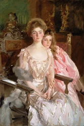 Mrs. Fiske Warren (Gretchen Osgood) und ihre Tochter Rachel