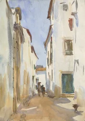 Straße in einer Mittelmeerstadt
