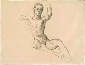 Studie für Figur über 