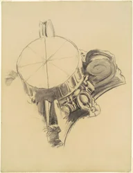 Studie für Der Fall von Gog und Magog, 1903-1916