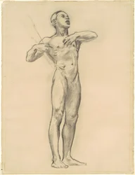 Studie von Orpheus für "Klassische und romantische Kunst"