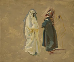 Studie von zwei Beduinen, 1905-1906