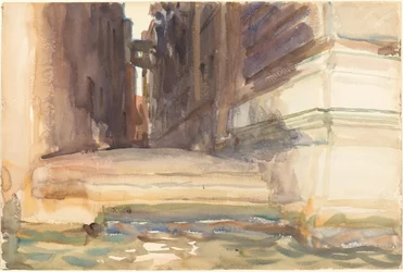 Die Calle della Rosa mit dem Monte di Pietà, Venedig, ca. 1904
