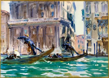 Ansicht des Canal Grande in Venedig, um 1906, Paris, Musée du Petit Palais, auch „Auf dem Kanal“ genannt