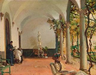 Villa Torre Galli Die Loggia, 1910