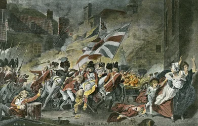 Die Schlacht von Jersey, 1781