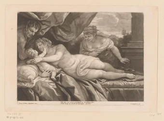 Venus mit Cupido und einem Satyr