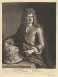 Porträt von Grinling Gibbons