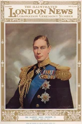 Porträt von König George VI (1895-1952) aus 