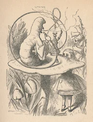 Alice und die Raupe, 1889