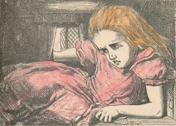 Alice, wie sie größer wird