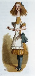 Alice in „Alice im Wunderland“ von Lewis Carroll, ill. Tenniel