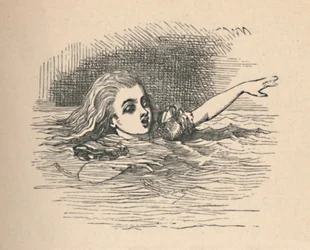 Alice in einem Meer von Tränen, 1889