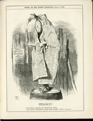 Illustration von John Tenniel (1820-1914) in Punch
