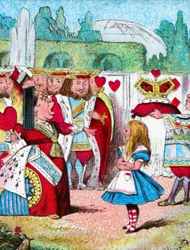 Kopf ab! Alice und ihre Rote Königin, um 1910