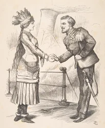 Die besten Freunde müssen sich trennen, Punch, 28. September 1878