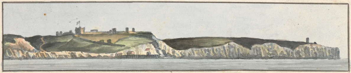 Dover Castle, Nordost, 1/2 Nord (eine von fünf Zeichnungen auf einer Montage)