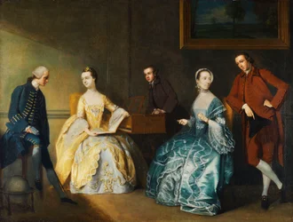 Gruppenporträt der Familie Chambers